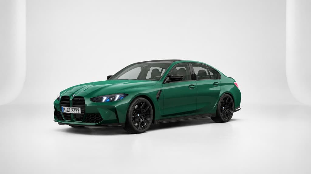 2025 BMW M3 Competition in Isle of Man Green