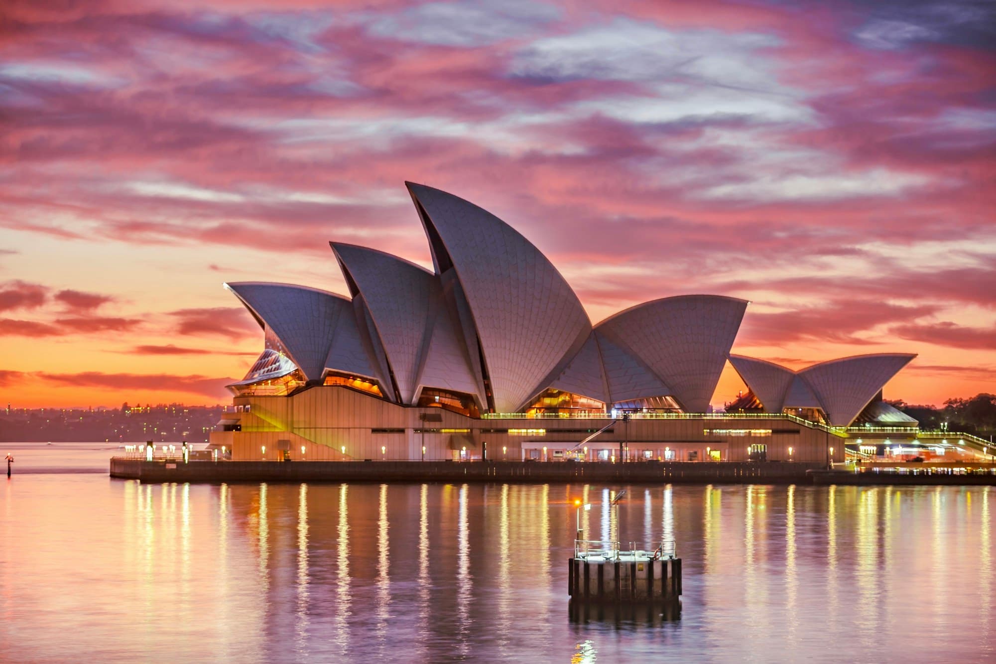 Sydney Opera House at dusk